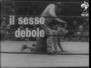 1961 Women Wrestling Match
