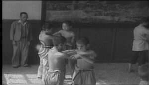 Class in Judo at Furukawa Intermediate School in Honshu, Japan